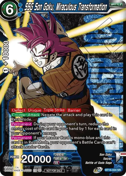 SSG Son Goku, Miraculous Transformation (Championship 2022 Celebration Pack)