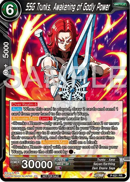 SSG Trunks, Awakening of Godly Power (Deluxe Pack 2024 Vol.2)