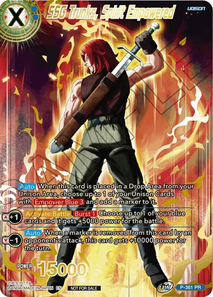 SSG Trunks, Spirit Empowered (Gold Stamped)