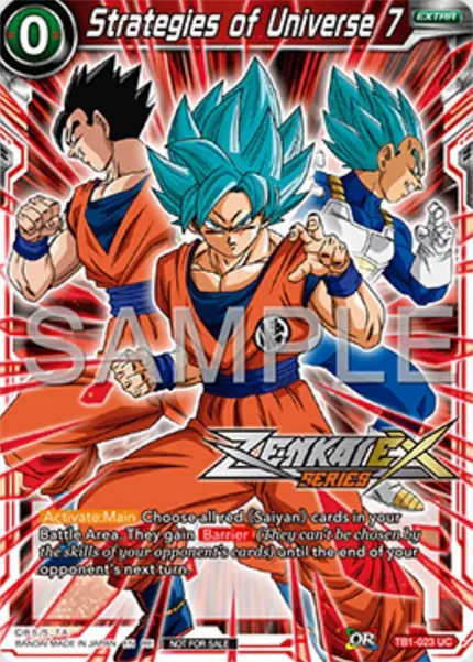 Strategies of Universe 7 (Event Pack 16)