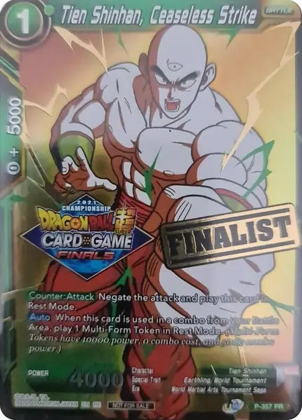 Tien Shinhan, Ceaseless Strike (Championship 2021 Vault Set) (Finalist Gold Stamped)