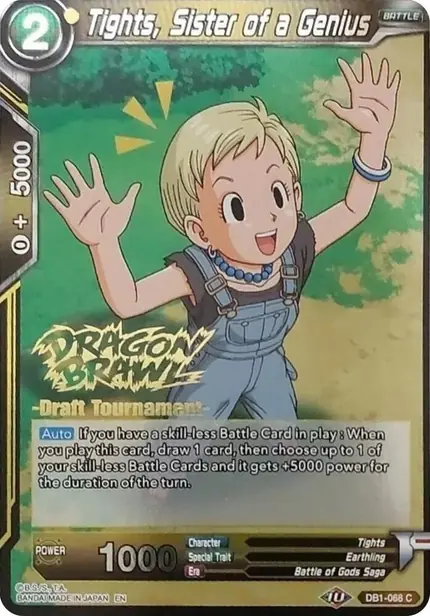 Tights, Sister of a Genius (Dragon Brawl Draft Tournament Gold Stamped)