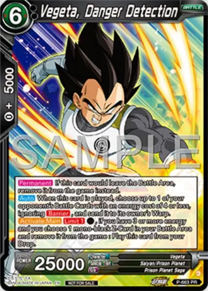 Vegeta, Danger Detection (Deluxe Pack 2025 Vol.1)