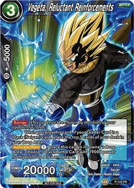 Vegeta, Reluctant Reinforcements (Power Booster)