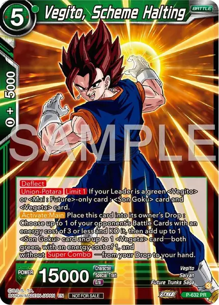 Vegito, Scheme Halting (Zenkai Series Tournament Pack Vol.9)