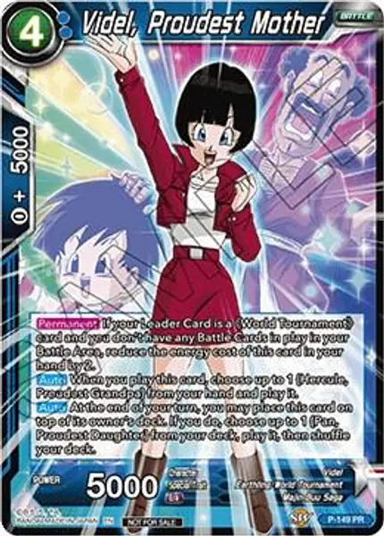 Videl, Proudest Mother (Power Booster: World Martial Arts Tournament)