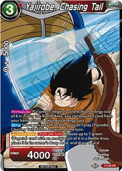 Yajirobe, Chasing Tail (Shop Tournament: Assault of Saiyans)