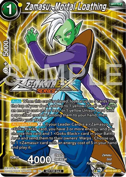 Zamasu, Mortal Loathing (Event Pack 15)