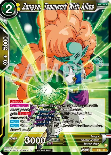 Zangya, Teamwork With Allies (Zenkai Series Tournament Pack Vol.9)