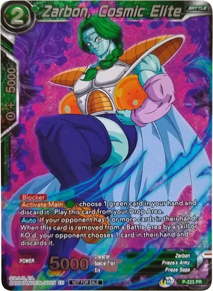 Zarbon, Cosmic Elite (Player's Choice)