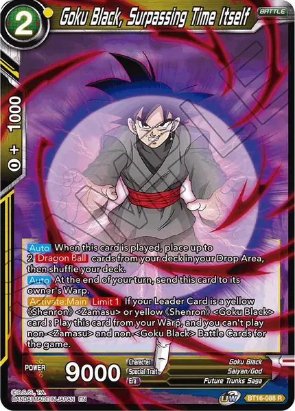 Goku Black, Surpassing Time itself