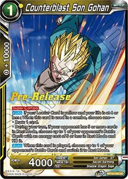 Counterblast Son Gohan