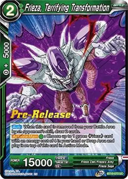 Frieza, Terrifying Transformation