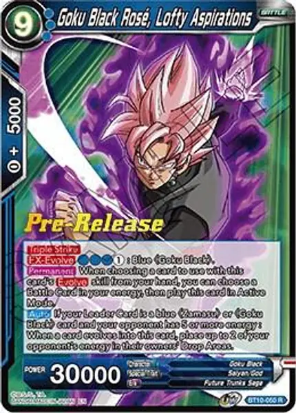 Goku Black Rose, Lofty Aspirations