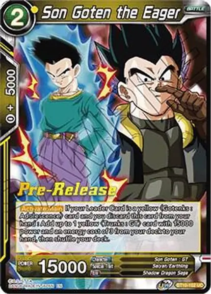 Son Goten the Eager