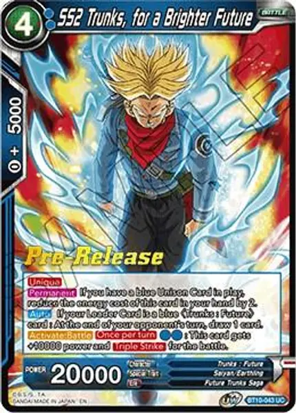 SS2 Trunks, for a Brighter Future