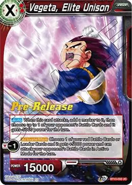 Vegeta, Elite Unison