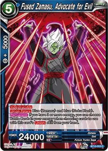 Fused Zamasu, Advocate for Evil