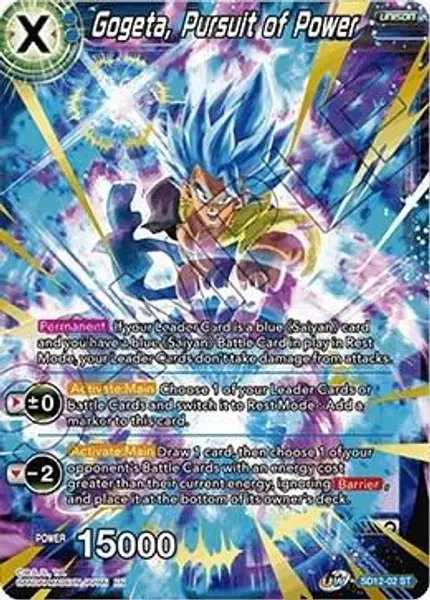 Gogeta, Pursuit of Power (Gold Stamped)