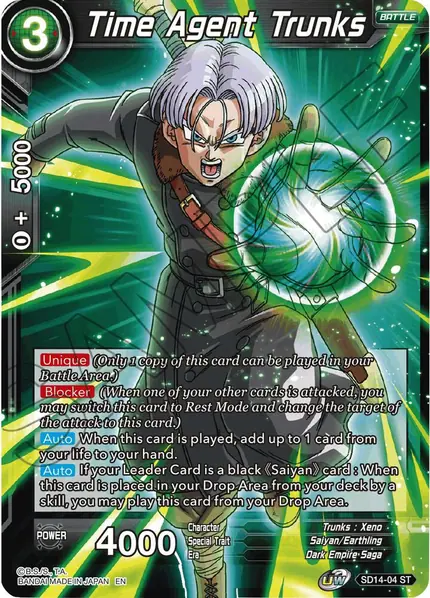 Time Agent Trunks
