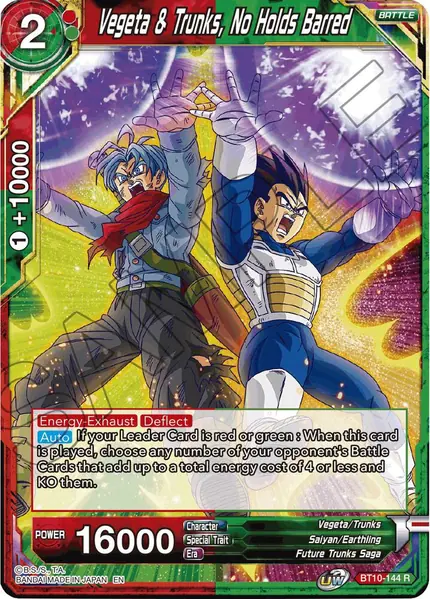 Vegeta & Trunks, No Holds Barred