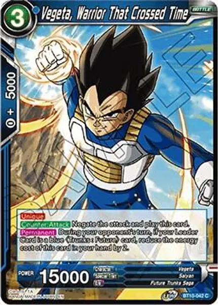 Vegeta, Warrior That Crossed Time