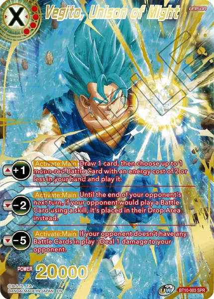 Vegito, Unison of Might (SPR)