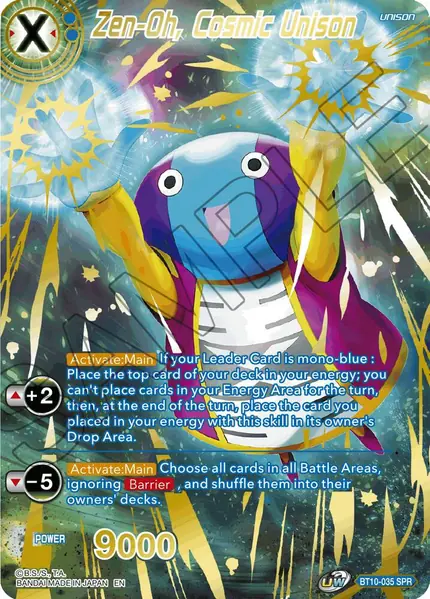 Zen-Oh, Cosmic Unison (SPR)