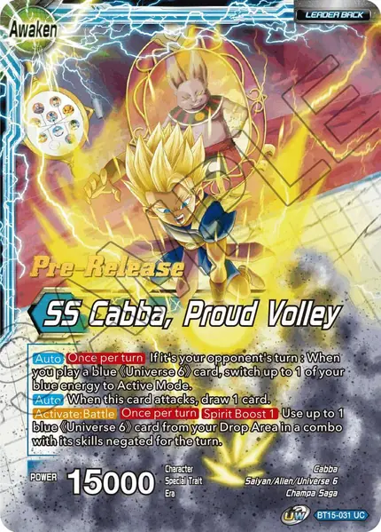 Cabba // SS Cabba, Proud Volley