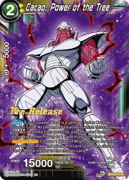 Cacao, Power of the Tree