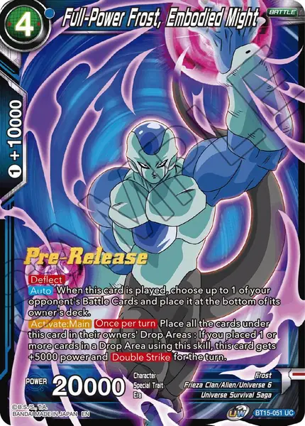 Full-Power Frost, Embodied Might