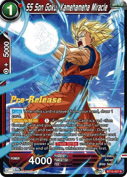 SS Son Goku, Kamehameha Miracle