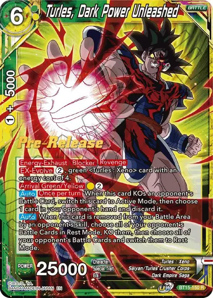Turles, Dark Power Unleashed
