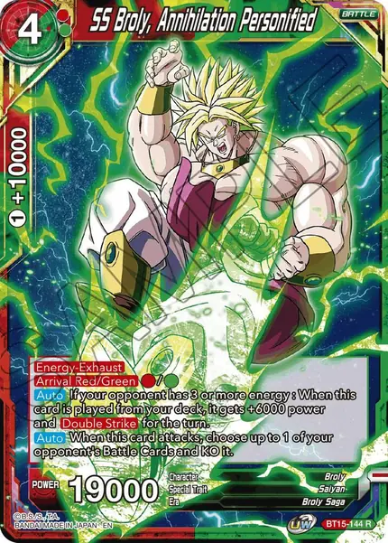 SS Broly, Annihilation Personified