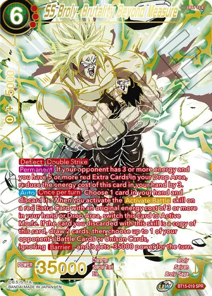 SS Broly, Brutality Beyond Measure (SPR)
