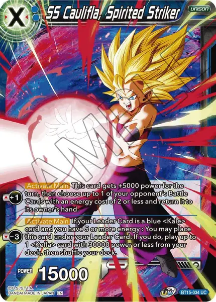 SS Caulifla, Spirited Striker