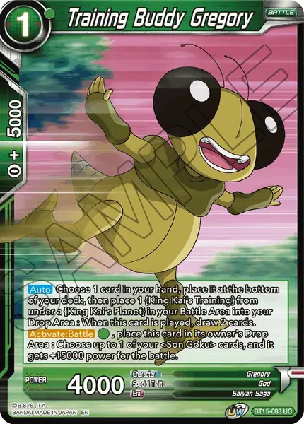 Training Buddy Gregory