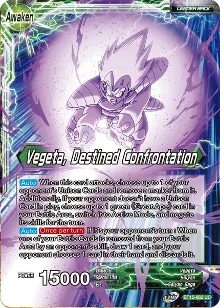 Vegeta // Vegeta, Destined Confrontation
