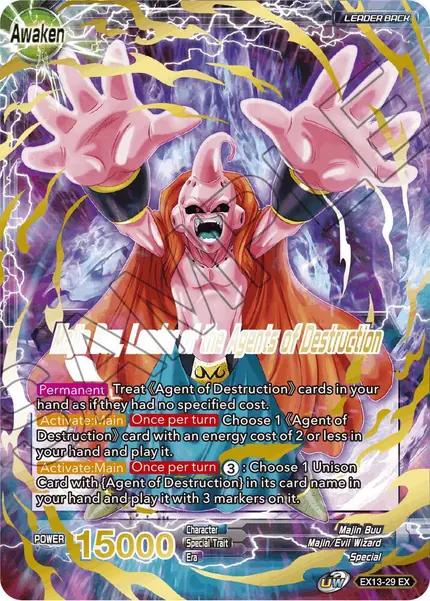 Babidi, Leader of the Agents of Destruction // Majin Buu, Leader of the Agents of Destruction