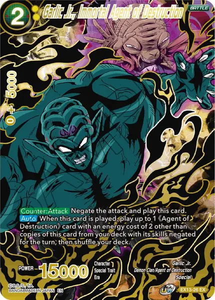 Garlic Jr., Immortal Agent of Destruction