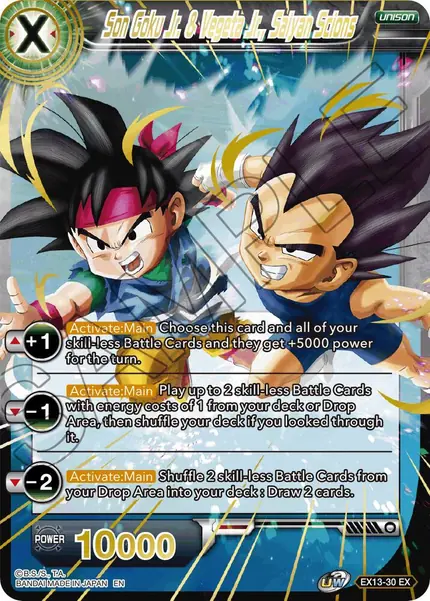 Son Goku Jr. & Vegeta Jr., Saiyan Scions