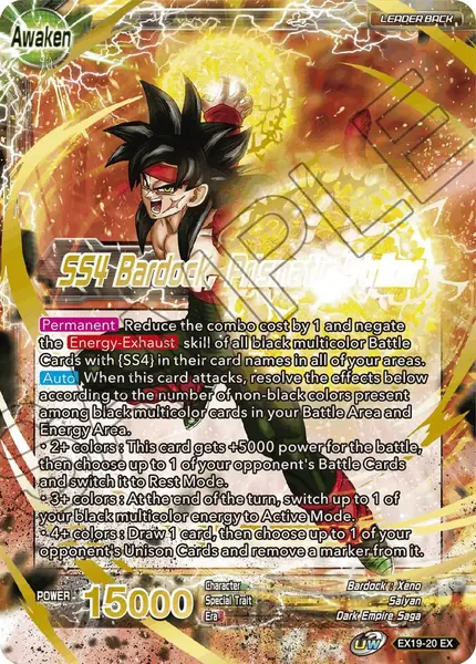 Bardock // SS4 Bardock, Prismatic Striker