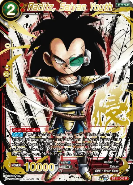 Raditz, Saiyan Youth (Alternate Art)