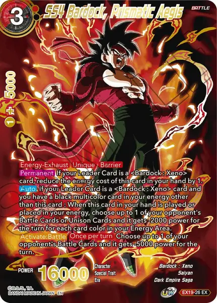 SS4 Bardock, Prismatic Aegis