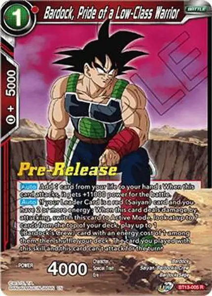 Bardock, Pride of a Low-Class Warrior