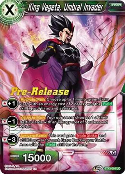 King Vegeta, Umbral Invader
