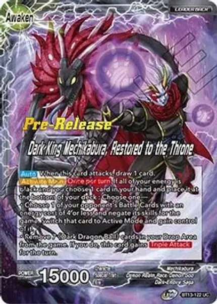 Mechikabura // Dark King Mechikabura, Restored to the Throne