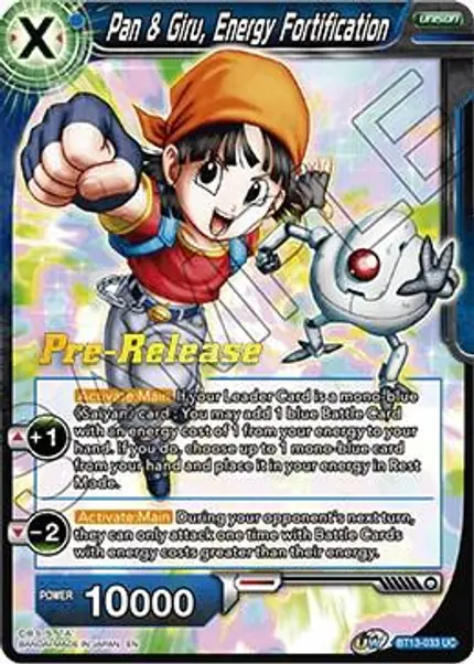 Pan & Giru, Energy Fortification