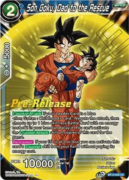 Son Goku, Dad to the Rescue