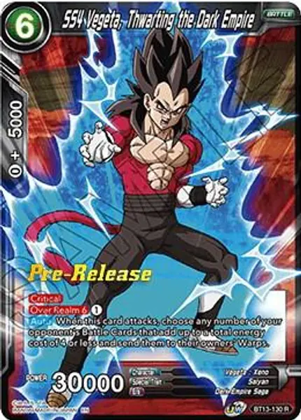 SS4 Vegeta, Thwarting the Dark Empire